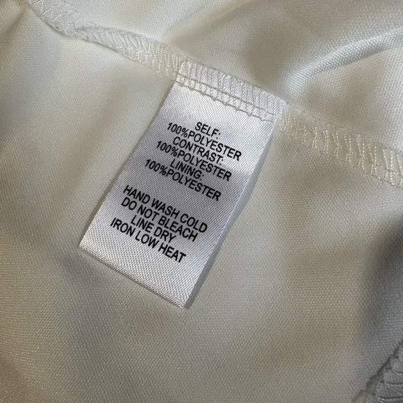 Lulus NWT size XL white lace halter skater dress lovers game - Picture 11 of 12